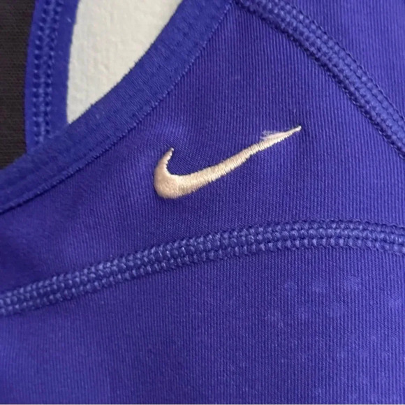 NIKE Dri-Fit Blue / Purple Lined Athletic Tank Top Size Small - Picture 3 of 9